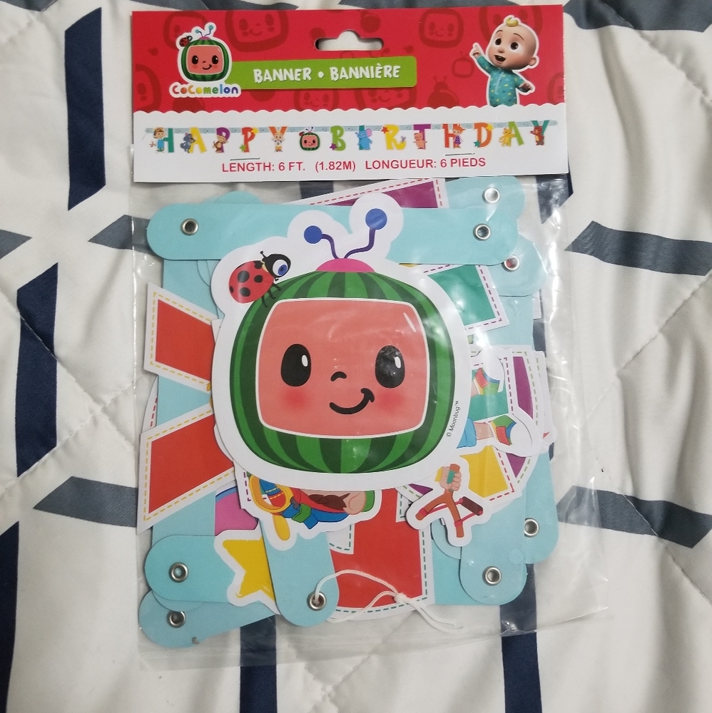 Cocomelon happy birthday Banner 6ft